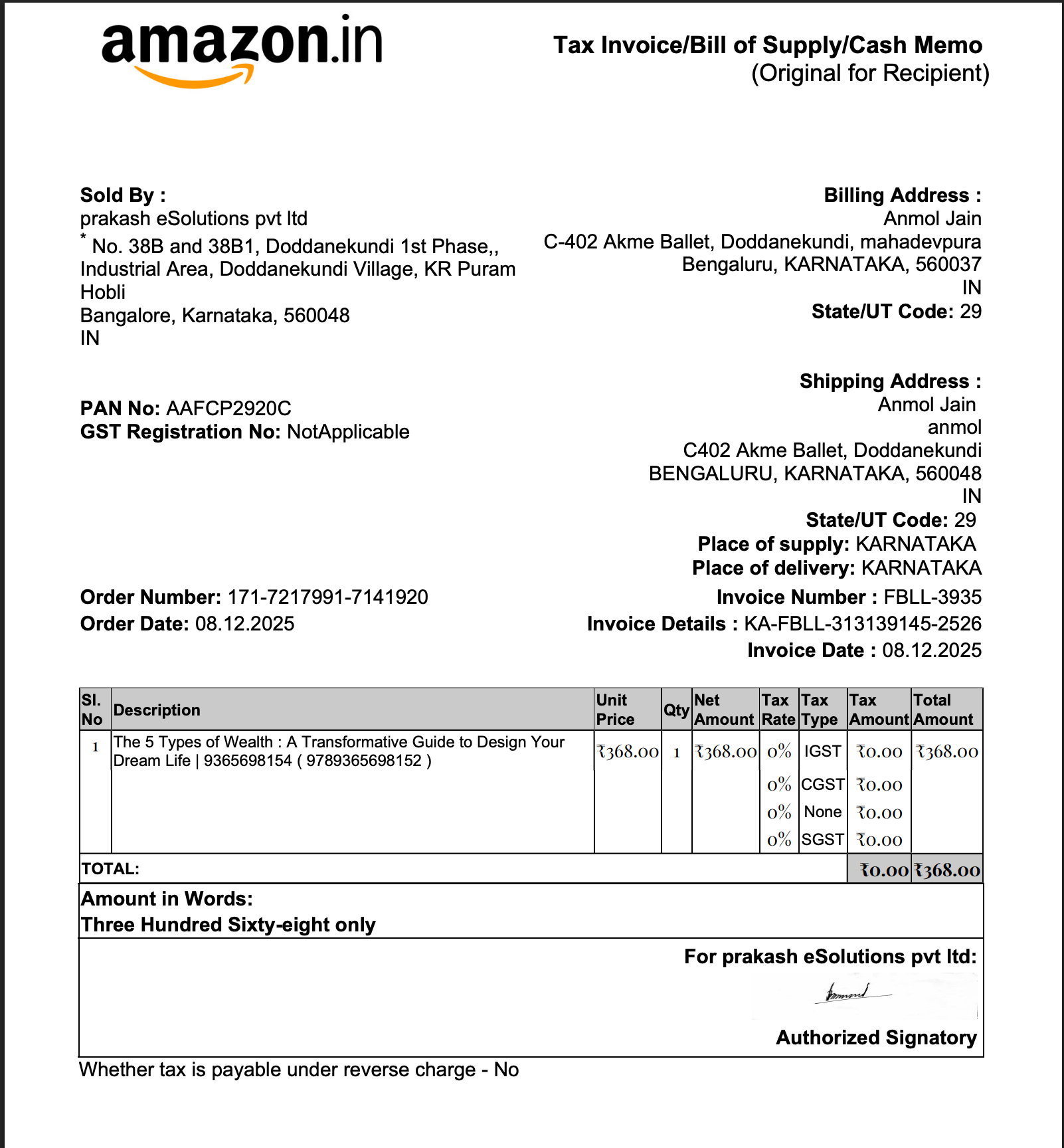 ~~ Anmol's Journey ~~